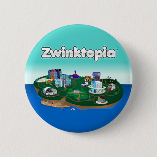 Badge Rond 5 Cm Bouton de Zwinktopia (Devant)