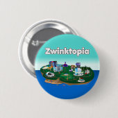 Badge Rond 5 Cm Bouton de Zwinktopia (Devant & derrière)