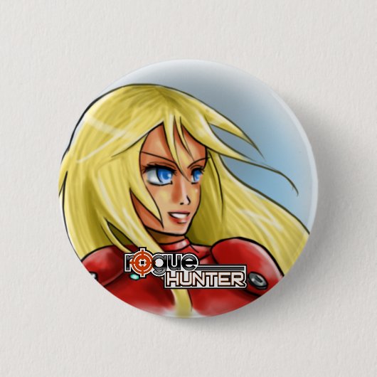 Badge Rond 5 Cm Bouton de Zyra Zanr Manga (Devant)