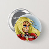 Badge Rond 5 Cm Bouton de Zyra Zanr Manga (Devant & derrière)