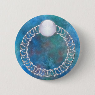 Badge Rond 5 Cm Bouton d'eau