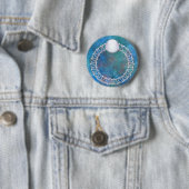 Badge Rond 5 Cm Bouton d'eau (En situation)