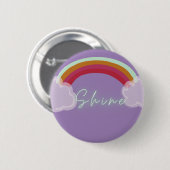 Badge Rond 5 Cm Bouton d'éclairage (Devant & derrière)