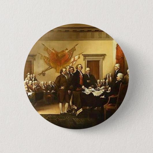 Badge Rond 5 Cm Bouton Déclaration d'indépendance (Devant)