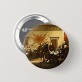 Badge Rond 5 Cm Bouton Déclaration d'indépendance (Devant & derrière)