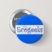 Badge Rond 5 Cm Bouton d'Ecogeeks (Devant & derrière)