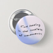 Badge Rond 5 Cm Bouton : Découverte guérissant dans le plus petit (Devant & derrière)