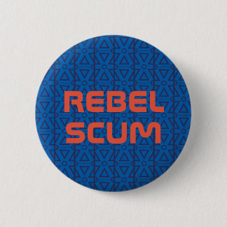 Badge Rond 5 Cm Bouton "d'écume rebelle"