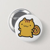 Badge Rond 5 Cm Bouton d'écureuil (Devant & derrière)