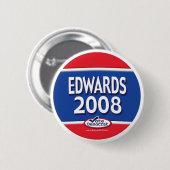 Badge Rond 5 Cm Bouton d'Edwards 2008 (Devant & derrière)