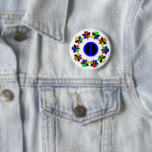 Badge Rond 5 Cm Bouton d'égalité (En situation)