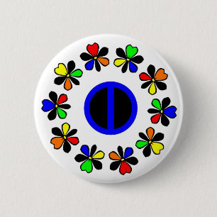 Badge Rond 5 Cm Bouton d'égalité