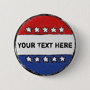 Badge Rond 5 Cm Bouton d'élection
