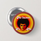 Badge Rond 5 Cm Bouton d'élection de Mo'bama (Devant & derrière)
