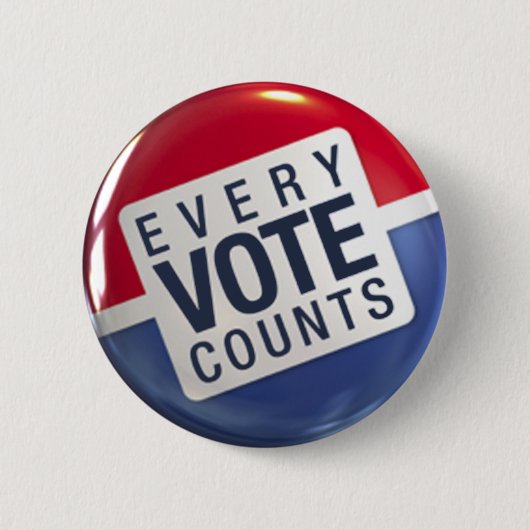 Badge Rond 5 Cm Bouton d'élection pour chaque vote (Devant)