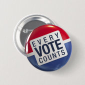 Badge Rond 5 Cm Bouton d'élection pour chaque vote (Devant & derrière)
