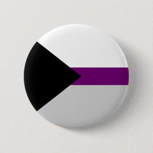 Badge Rond 5 Cm bouton Demi-sexuel de drapeau