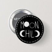 Badge Rond 5 Cm Bouton d'enfant de lune (Devant & derrière)