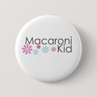 Badge Rond 5 Cm Bouton d'enfant de macaronis