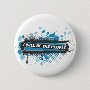 Badge Rond 5 Cm Bouton d'engagement de jet