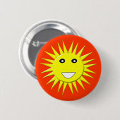 Badge Rond 5 Cm Bouton d'ensoleillement (Devant & derrière)