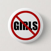 Badge Rond 5 Cm Bouton d'épingle de typographie des signes non aut (Devant)