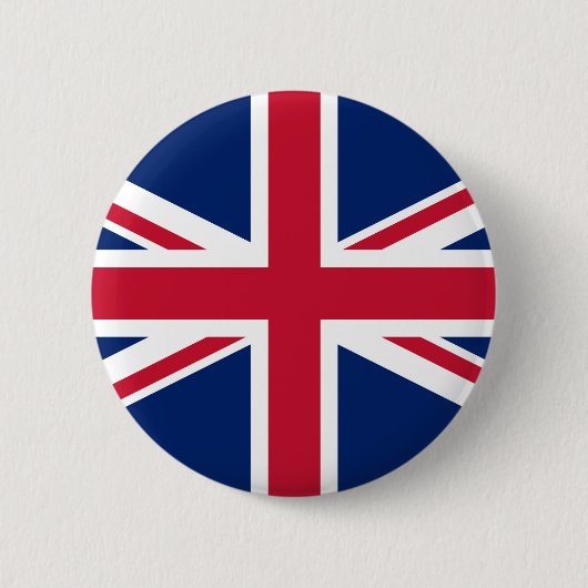 Badge Rond 5 Cm Bouton d'épingle du drapeau britannique Union Jack (Devant)