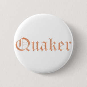 Badge Rond 5 Cm bouton d'épingle du quaker