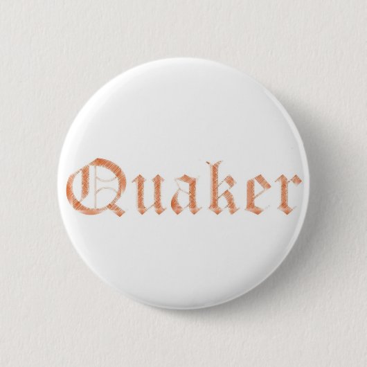 Badge Rond 5 Cm bouton d'épingle du quaker (Devant)