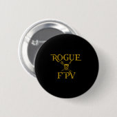 Badge Rond 5 Cm Bouton d'épingle FPV non fiable - Arrondi (Devant & derrière)