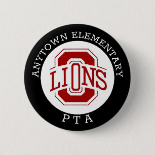 Badge Rond 5 Cm Bouton d'épingle pta de l'école personnalisée pour