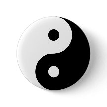 Bouton d'épingle Yin-Yang