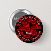 Badge Rond 5 Cm Bouton d'épinglette des chèques Plutôt Lecture (Devant & derrière)