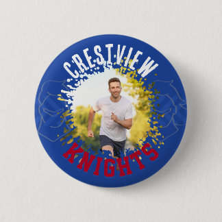 Badge Rond 5 Cm Bouton d'équipe sportive Crestview Knights