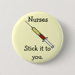 Badge Rond 5 Cm Bouton Des Infirmières