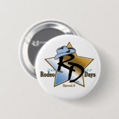 Badge Rond 5 Cm Bouton des jours 2007 de rodéo (Devant & derrière)