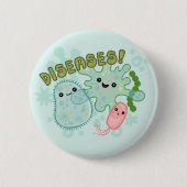 Badge Rond 5 Cm Bouton des maladies (Devant)