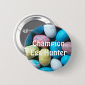 Badge Rond 5 Cm Bouton des oeufs de Pâques Candy (Devant & derrière)