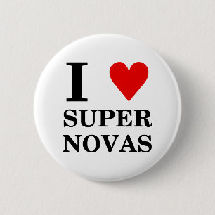 Badge Rond 5 Cm Bouton des supernovas I (de coeur)