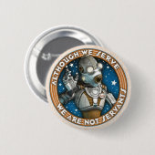 Badge Rond 5 Cm Bouton des syndicats des robots (Devant & derrière)