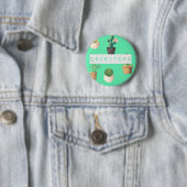 Badge Rond 5 Cm Bouton d'Escritora (En situation)