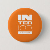 Badge Rond 5 Cm Bouton Design d'intérieur Kean MGC (Devant)