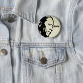 Badge Rond 5 Cm Bouton d'ESPOIR d'Obama (En situation)