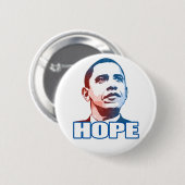 Badge Rond 5 Cm Bouton d'espoir d'Obama (Devant & derrière)