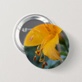 Badge Rond 5 Cm Bouton Détails du fleur (Devant & derrière)