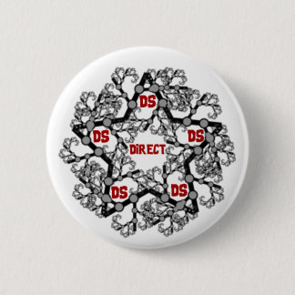 Badge Rond 5 Cm Bouton d'étoile de DS