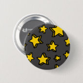 Badge Rond 5 Cm Bouton d'étoiles (Devant & derrière)
