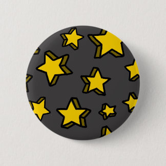 Badge Rond 5 Cm Bouton d'étoiles