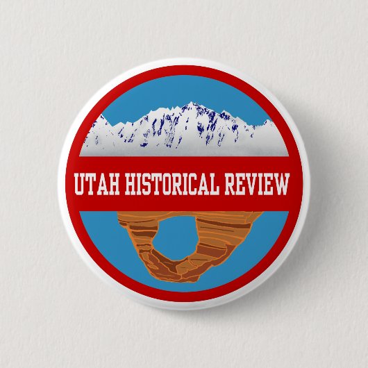 Badge Rond 5 Cm Bouton d'examen historique de l'Utah (Devant)