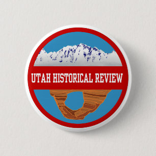Badge Rond 5 Cm Bouton d'examen historique de l'Utah